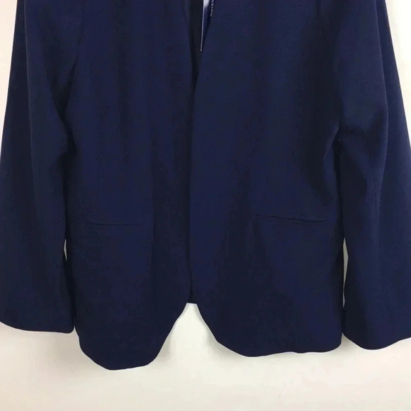 Adrienne Vittadini Navy Blue Blazer Size Large - Picture 3 of 4